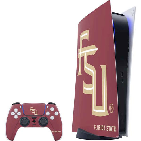 Florida State FSU Seminoles Maroon PlayStation PS5 Skins